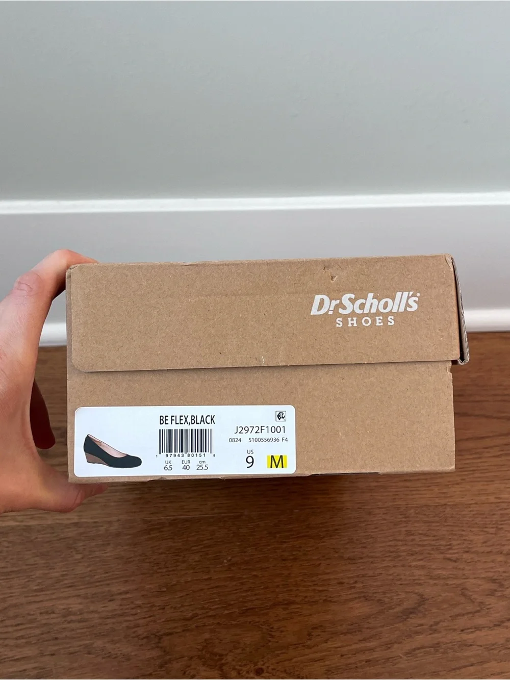 Dr. Scholl's Be Flex Classic Comfort Wedge Pumps Women's Size 9M Black BRAND NEW